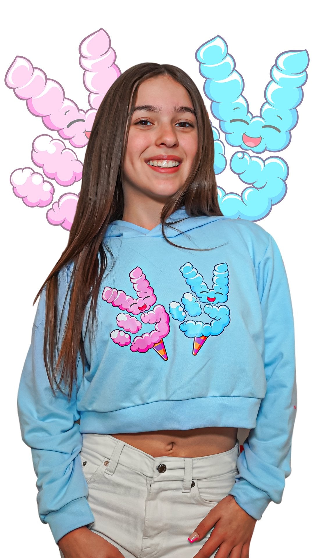 Sudadera Top - Arta Manos Algodón – Tienda Arta Game